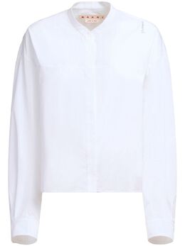 Marni: Хлопковая рубашка 