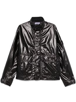 Stone Island: Чёрная куртка  Compass