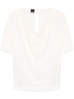 PINKO: Льняная футболка 