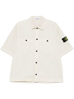 Stone Island: Светлая рубашка 