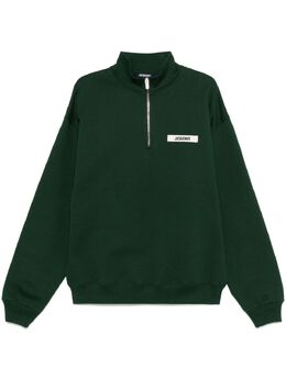 Jacquemus: Зелёный свитшот 