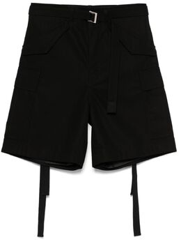 sacai: Чёрные шорты 