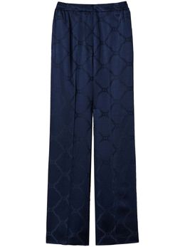 TWINSET: Жаккардовые брюки  Oval T