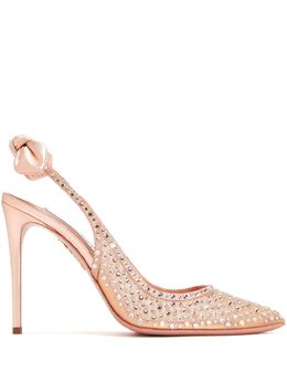 Aquazzura: Бежевые туфли 