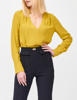 ELISABETTA FRANCHI: Жовті блузки 