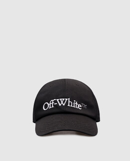 Off-White: Чорні кепки 