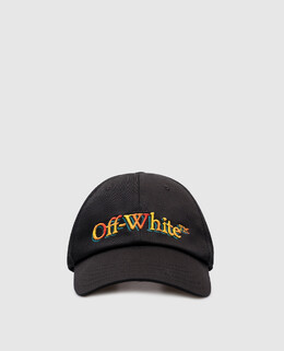 Off-White: Чорні кепки 