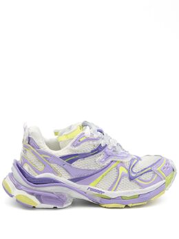 Balenciaga: Фиолетовые кроссовки  Runner
