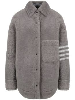 Thom Browne: Рубашка  4-Bar оверсайз