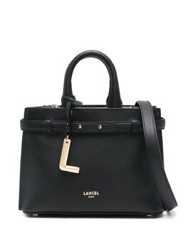 Lancel: Чёрная сумка-шоппер 