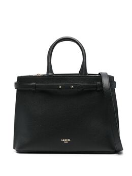 Lancel: Чёрная сумка-шоппер 