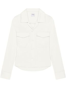 Courrèges: Атласная рубашка 