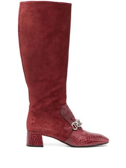 Prada Pre-Owned: Красные ботинки 