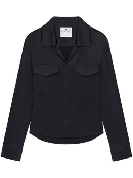 Courrèges: Атласная рубашка 