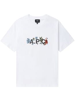 A.P.C.: Футболка с принтом 