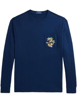 Polo Ralph Lauren: Синяя футболка 
