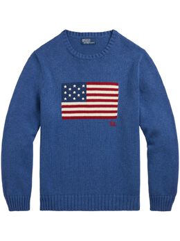 Polo Ralph Lauren: Голубой свитер 