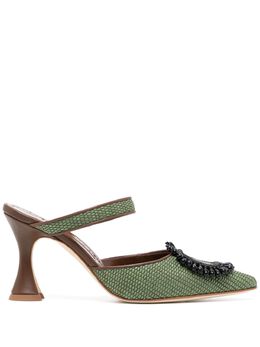Manolo Blahnik: Тёмные сабо 