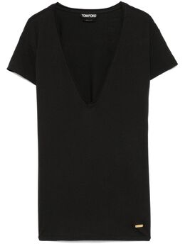 TOM FORD: Чёрная футболка 