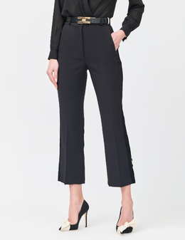 ELISABETTA FRANCHI: Чорні брюки 