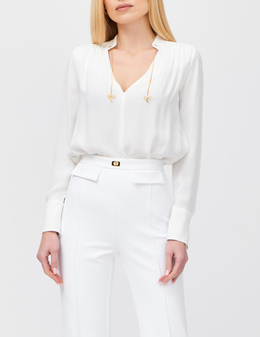 ELISABETTA FRANCHI: Білі блузки 