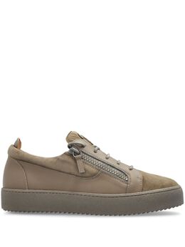 Giuseppe Zanotti: Коричневые кроссовки  Frankie