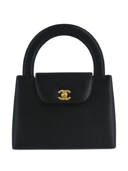 CHANEL Pre-Owned: Чёрная сумка 