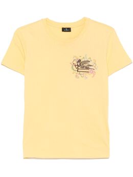 ETRO: Жёлтая футболка  Pegaso
