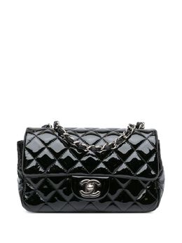 CHANEL Pre-Owned: Чёрная сумка через плечо 
