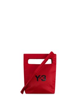 Y-3: Красная сумка-шоппер 