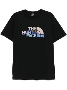 The North Face: Чёрная футболка  Mountain Line