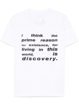 sacai: Белая футболка 