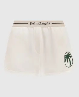 Palm Angels: Белые шорты 