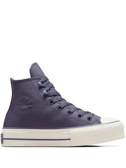 Converse: Фиолетовые кроссовки  Chuck Taylor All Star Lift
