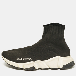 Balenciaga: Чёрные мокасины  Speed