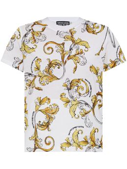 Versace Jeans Couture: Белая футболка 