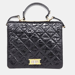 Chanel: Чёрная сумка на руку 