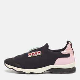 Fendi: Многоцветные мокасины 