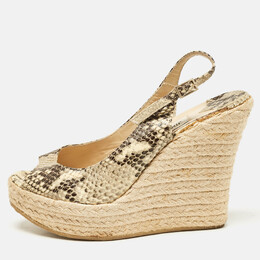 Jimmy Choo: Двухцветные сандалии 