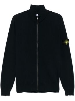 Stone Island: Синий кардиган  Compass