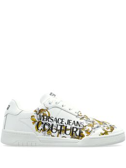 Versace Jeans Couture: Белые кроссовки 