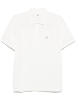 C.P. Company: Белое поло 