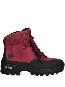 Timberland: Тёмные ботинки 