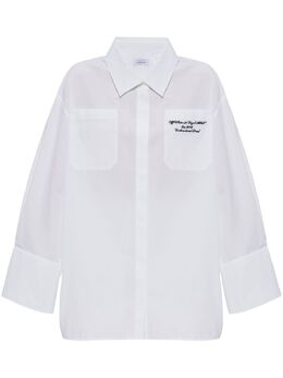Off-White: Платья-рубашки 