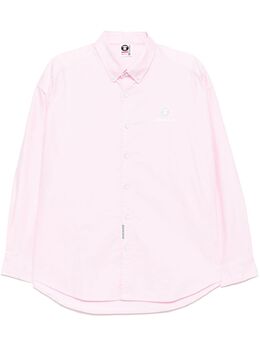 AAPE BY *A BATHING APE®: Рубашка с длинным рукавом 