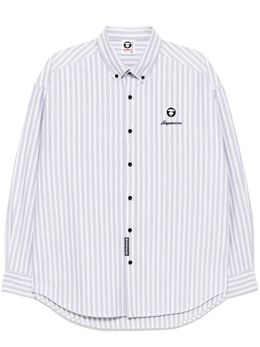 AAPE BY *A BATHING APE®: Рубашка в полоску 