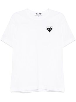 Comme Des Garçons Play: Белая футболка 