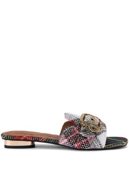 Kurt Geiger London: Белые сандалии 
