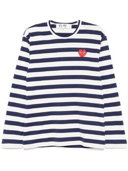 Comme Des Garçons Play: Футболка в полоску 