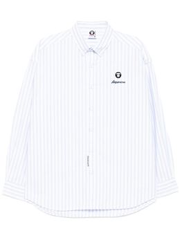 AAPE BY *A BATHING APE®: Рубашка в полоску 